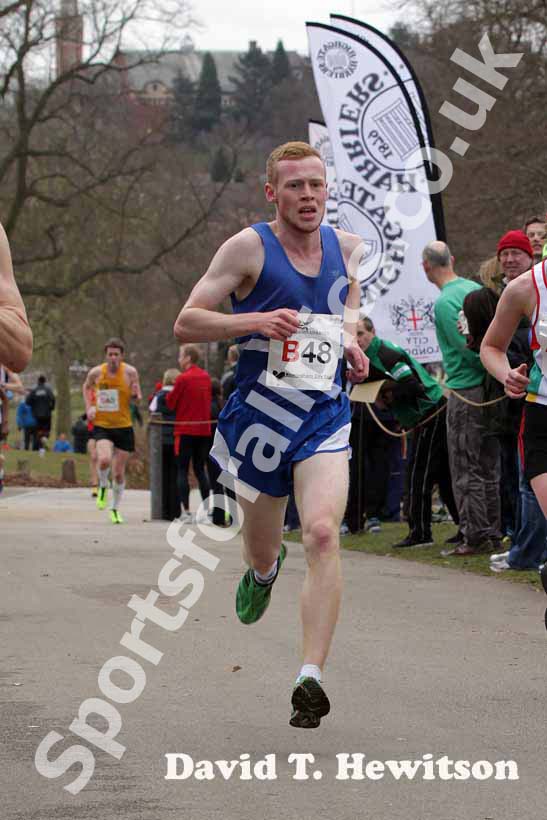 Jonny Nesbit (Morpeth) during the National Mens12 Stage Relay.